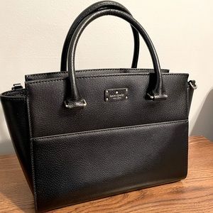 Kate Spade black satchel crossbody small